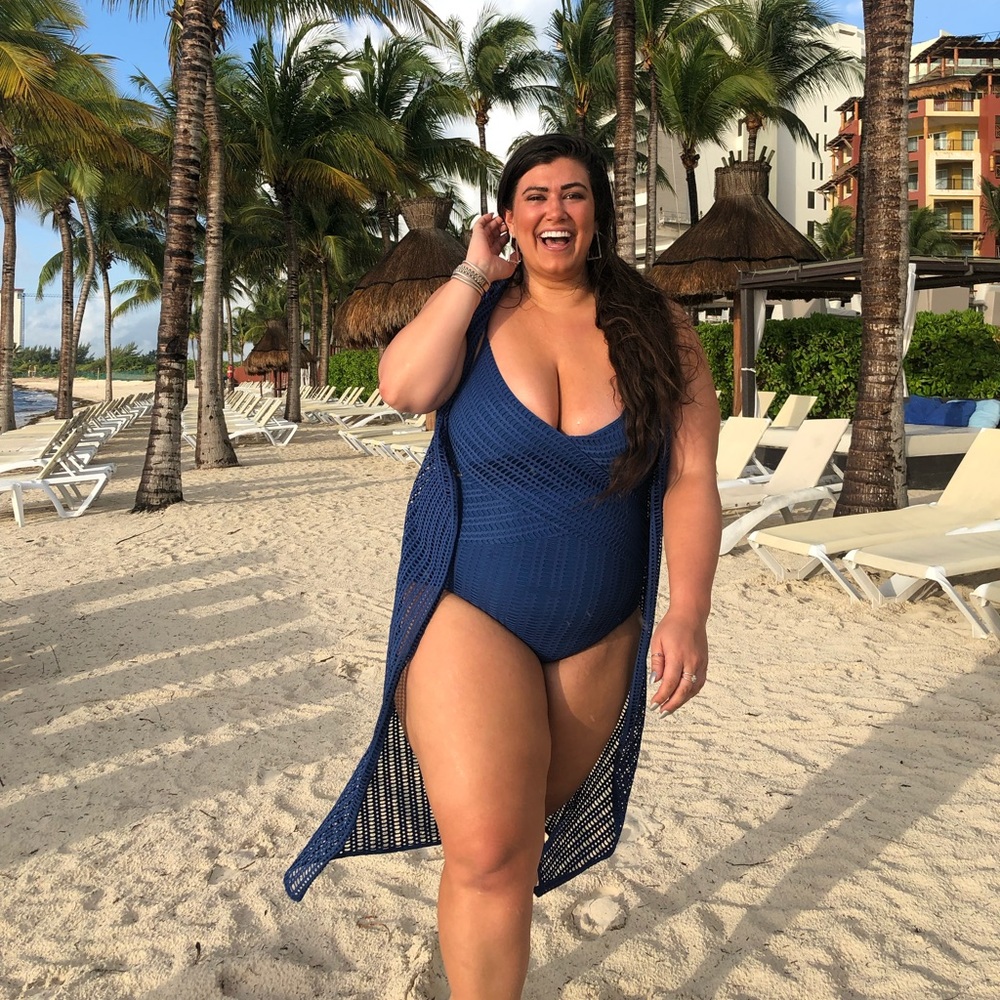 Cocoreef Blue Detailed One Piece